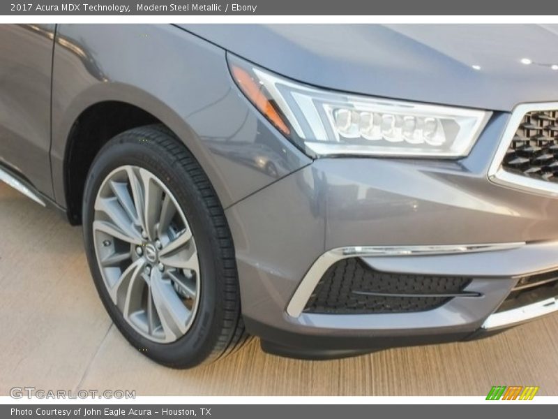 Modern Steel Metallic / Ebony 2017 Acura MDX Technology