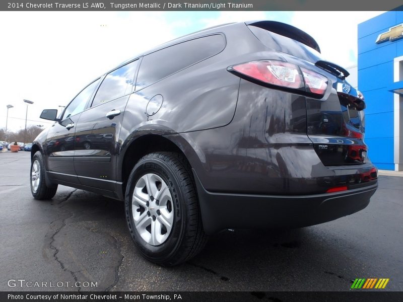 Tungsten Metallic / Dark Titanium/Light Titanium 2014 Chevrolet Traverse LS AWD