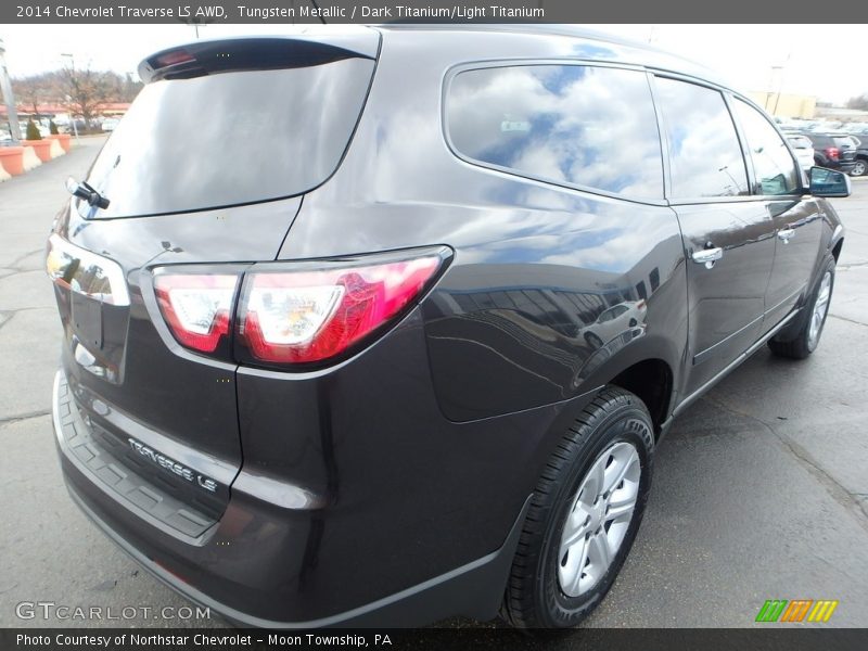 Tungsten Metallic / Dark Titanium/Light Titanium 2014 Chevrolet Traverse LS AWD