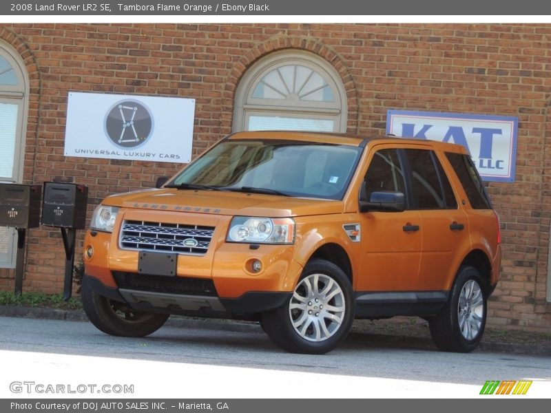 Tambora Flame Orange / Ebony Black 2008 Land Rover LR2 SE