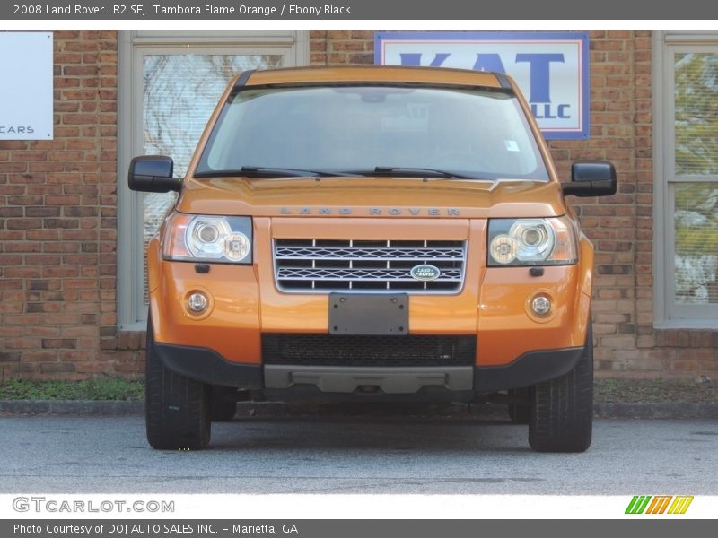 Tambora Flame Orange / Ebony Black 2008 Land Rover LR2 SE