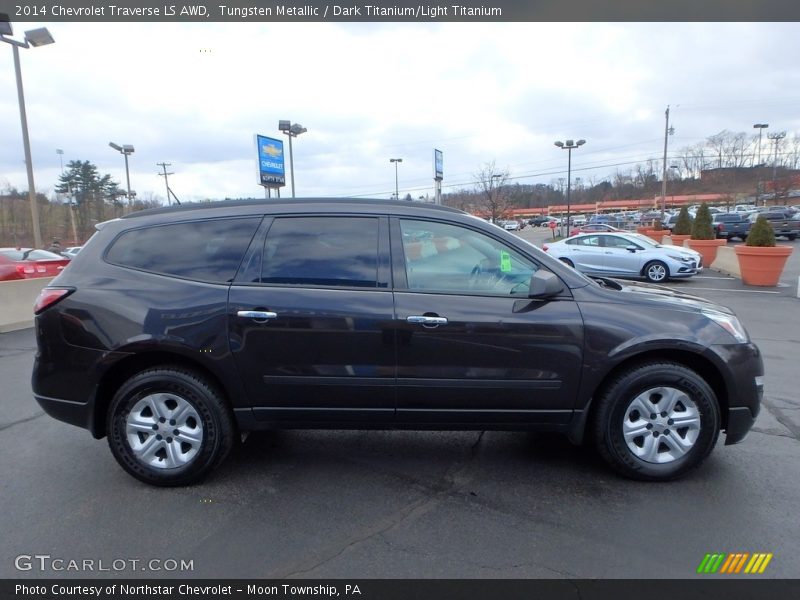 Tungsten Metallic / Dark Titanium/Light Titanium 2014 Chevrolet Traverse LS AWD
