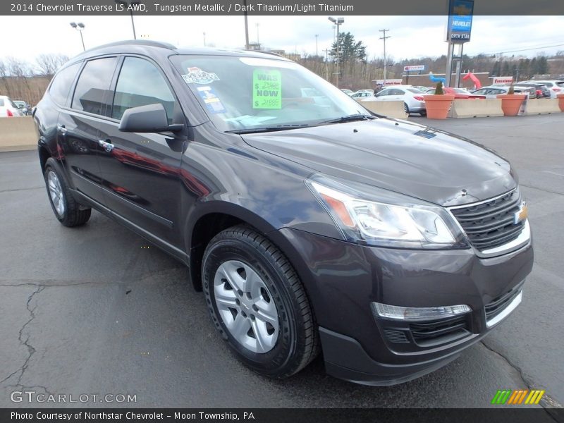 Tungsten Metallic / Dark Titanium/Light Titanium 2014 Chevrolet Traverse LS AWD