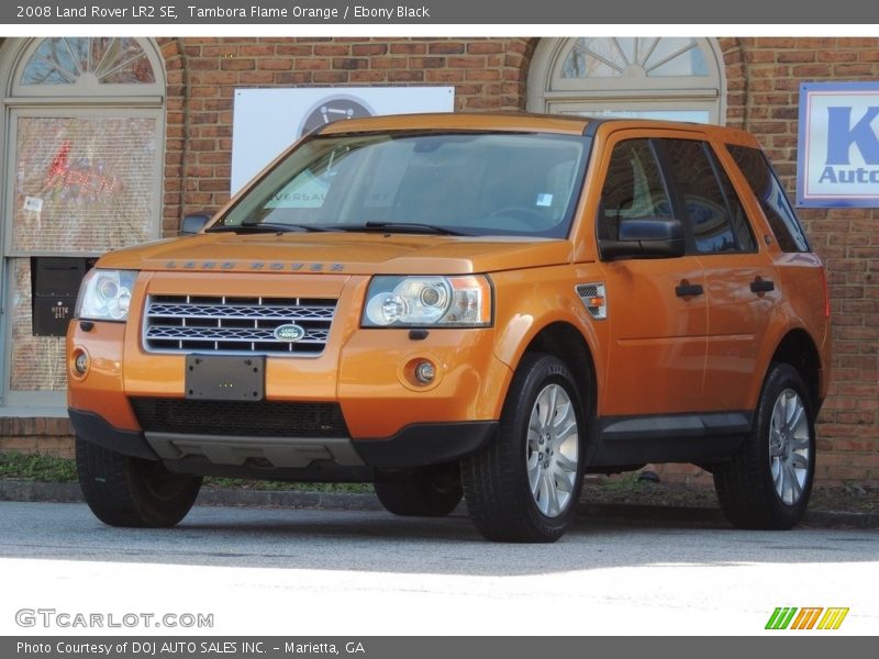 Tambora Flame Orange / Ebony Black 2008 Land Rover LR2 SE