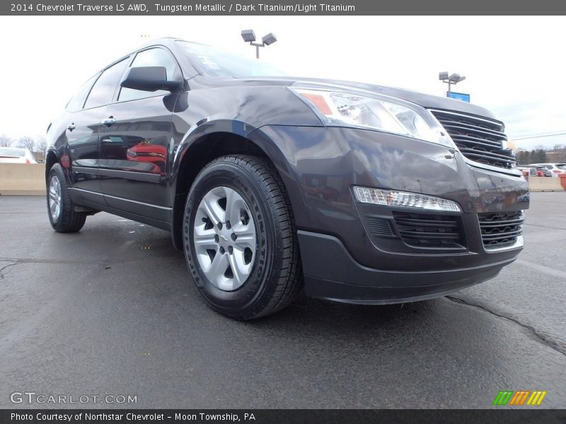 Tungsten Metallic / Dark Titanium/Light Titanium 2014 Chevrolet Traverse LS AWD