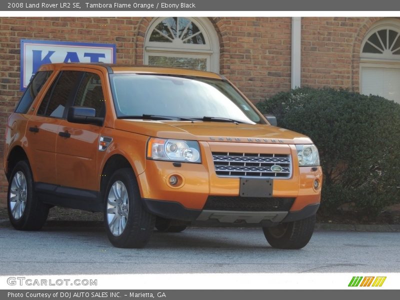 Tambora Flame Orange / Ebony Black 2008 Land Rover LR2 SE