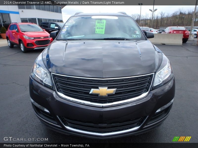 Tungsten Metallic / Dark Titanium/Light Titanium 2014 Chevrolet Traverse LS AWD