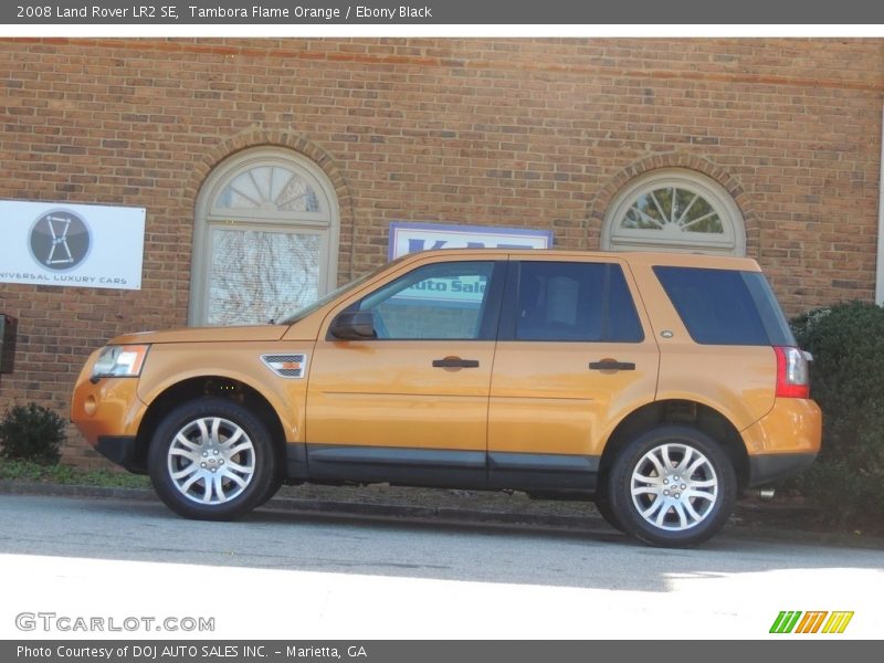 Tambora Flame Orange / Ebony Black 2008 Land Rover LR2 SE