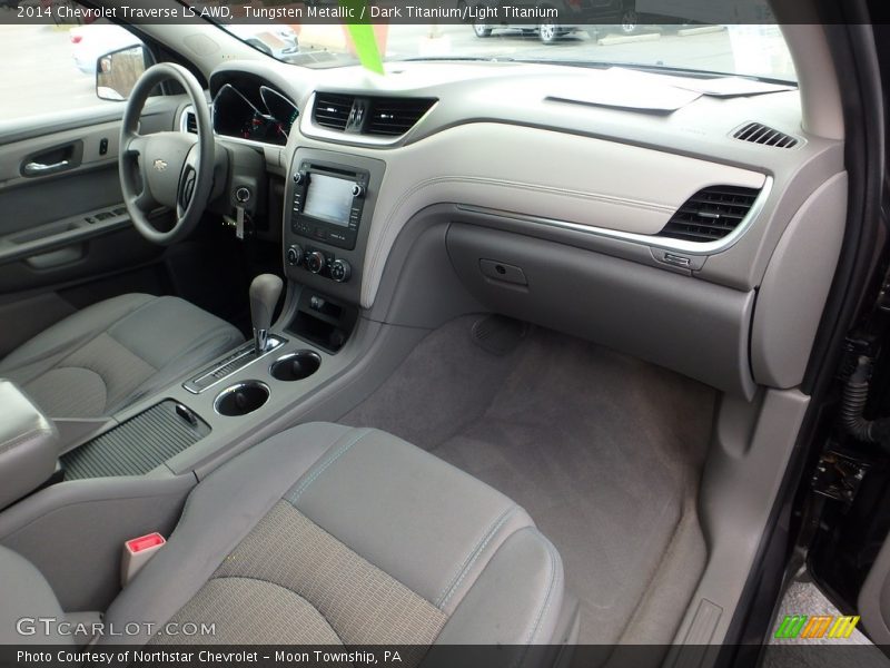 Tungsten Metallic / Dark Titanium/Light Titanium 2014 Chevrolet Traverse LS AWD