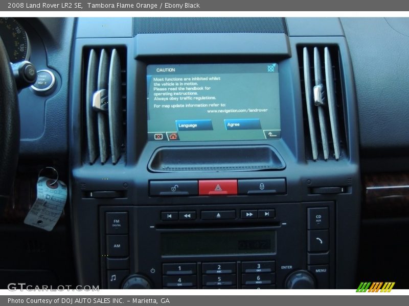 Tambora Flame Orange / Ebony Black 2008 Land Rover LR2 SE