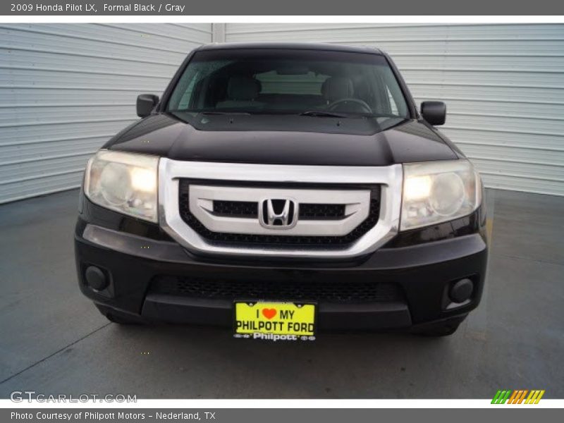 Formal Black / Gray 2009 Honda Pilot LX