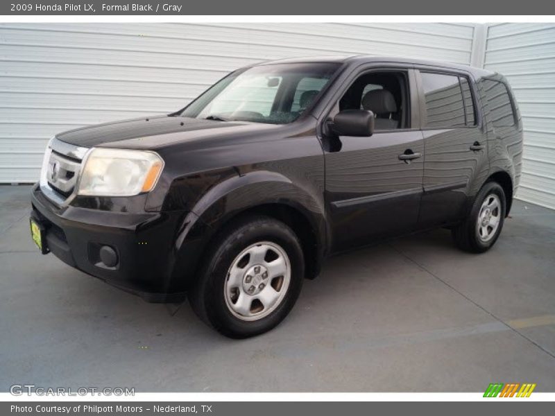 Formal Black / Gray 2009 Honda Pilot LX