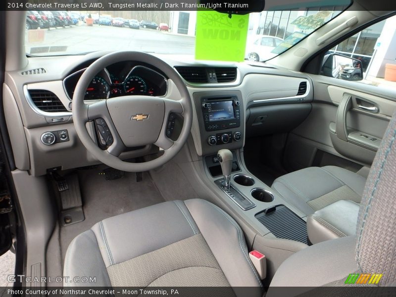 Tungsten Metallic / Dark Titanium/Light Titanium 2014 Chevrolet Traverse LS AWD