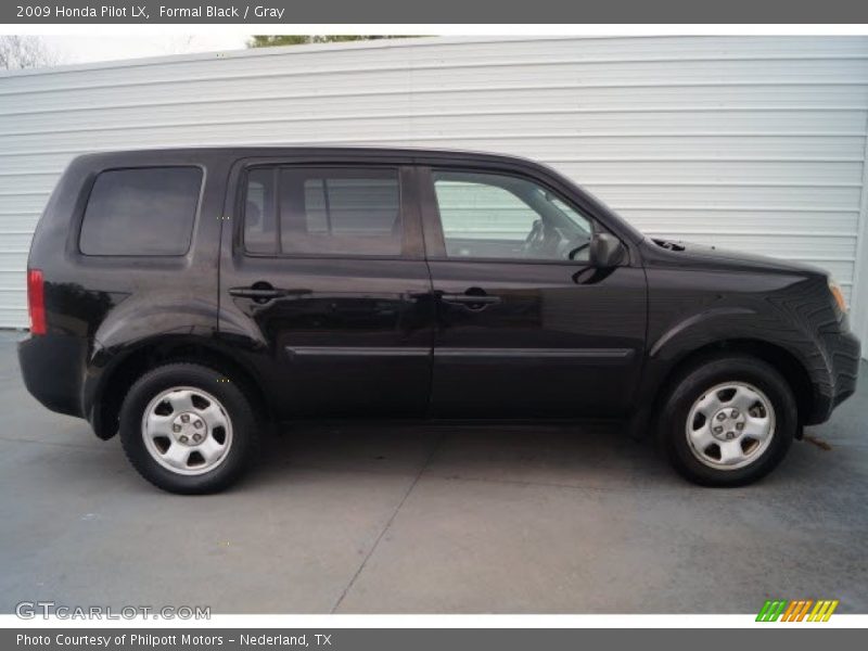 Formal Black / Gray 2009 Honda Pilot LX