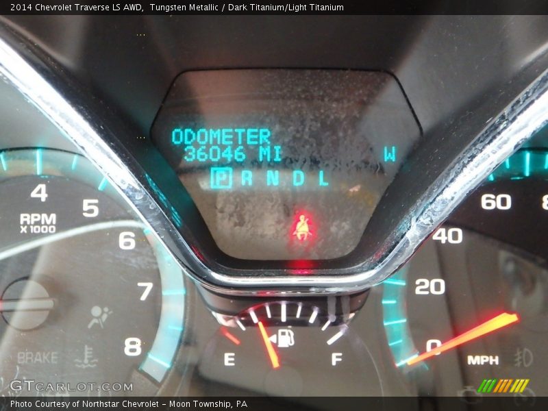 Tungsten Metallic / Dark Titanium/Light Titanium 2014 Chevrolet Traverse LS AWD