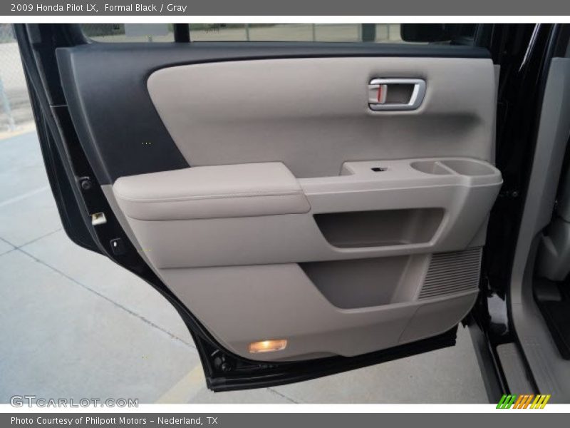 Formal Black / Gray 2009 Honda Pilot LX