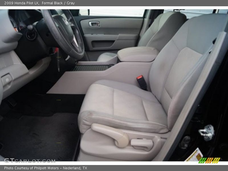 Formal Black / Gray 2009 Honda Pilot LX