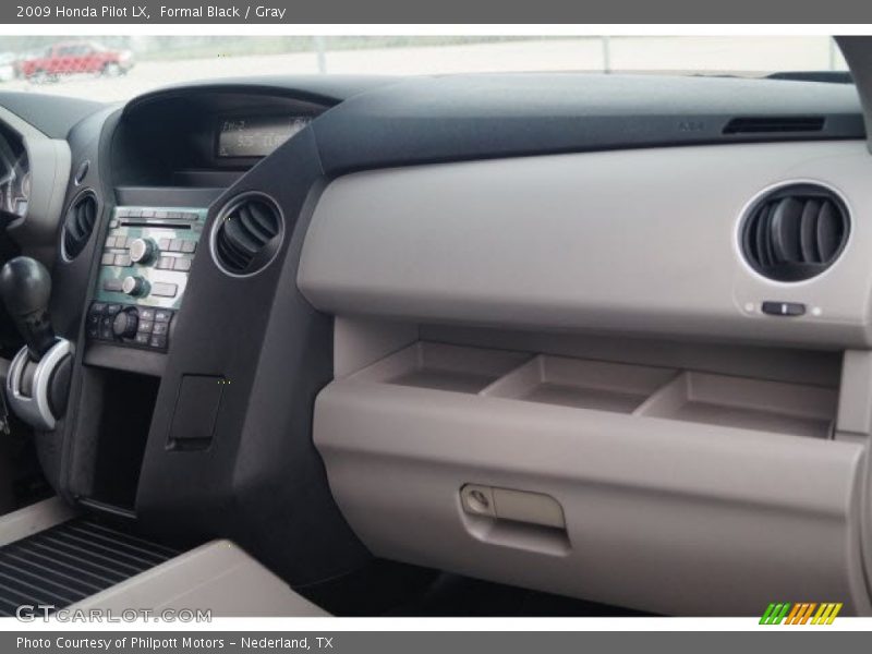 Formal Black / Gray 2009 Honda Pilot LX