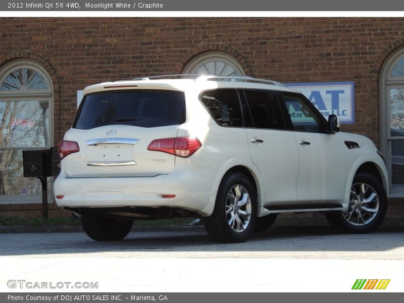 Moonlight White / Graphite 2012 Infiniti QX 56 4WD