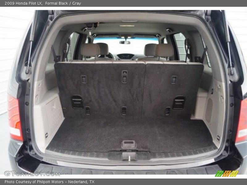 Formal Black / Gray 2009 Honda Pilot LX