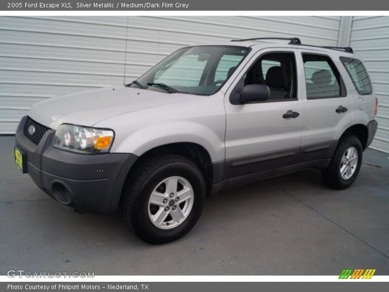 Silver Metallic / Medium/Dark Flint Grey 2005 Ford Escape XLS