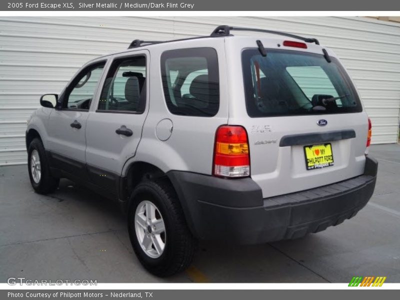 Silver Metallic / Medium/Dark Flint Grey 2005 Ford Escape XLS