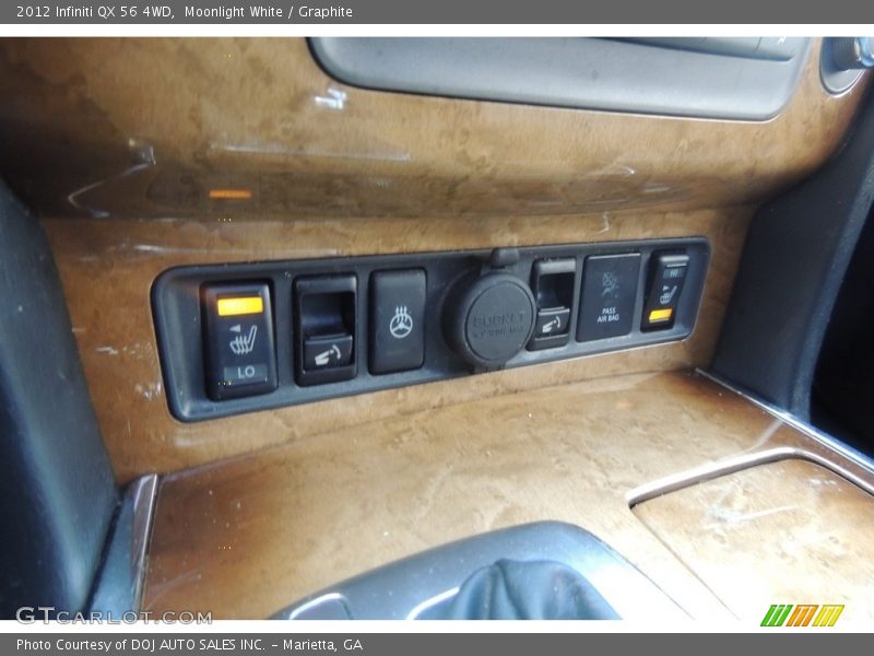 Moonlight White / Graphite 2012 Infiniti QX 56 4WD