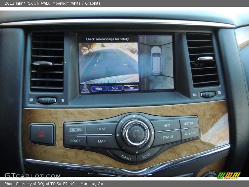 Moonlight White / Graphite 2012 Infiniti QX 56 4WD