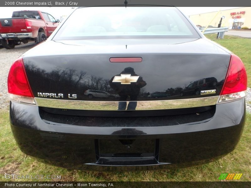 Black / Gray 2008 Chevrolet Impala LS