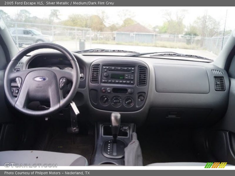 Silver Metallic / Medium/Dark Flint Grey 2005 Ford Escape XLS