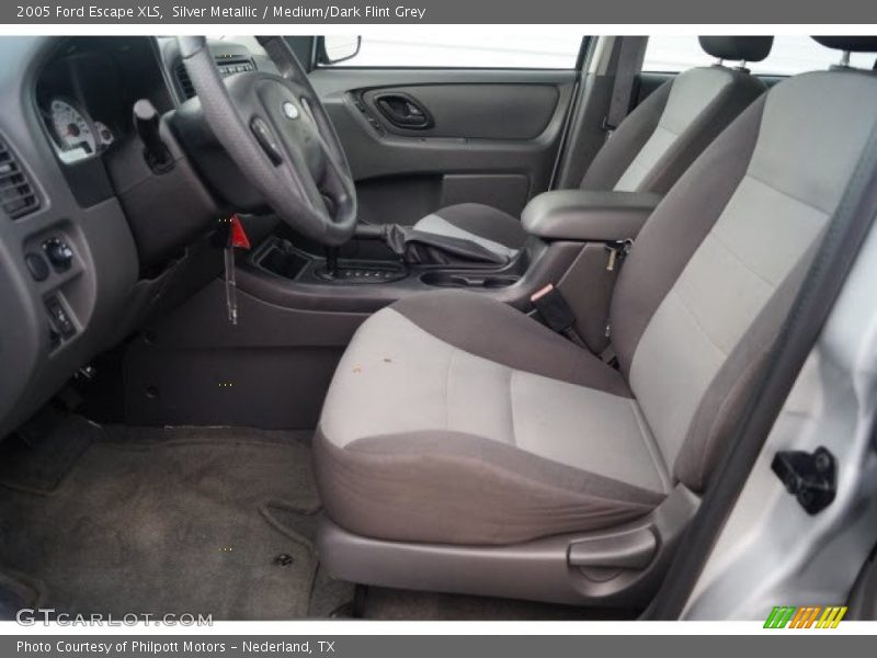 Silver Metallic / Medium/Dark Flint Grey 2005 Ford Escape XLS