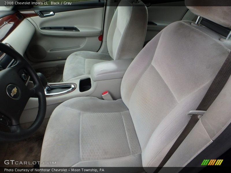 Black / Gray 2008 Chevrolet Impala LS