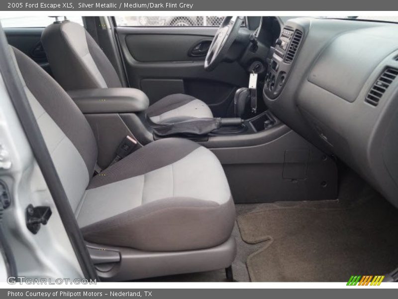 Silver Metallic / Medium/Dark Flint Grey 2005 Ford Escape XLS