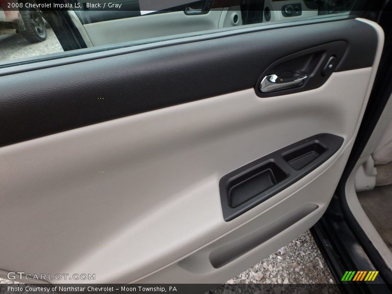 Black / Gray 2008 Chevrolet Impala LS