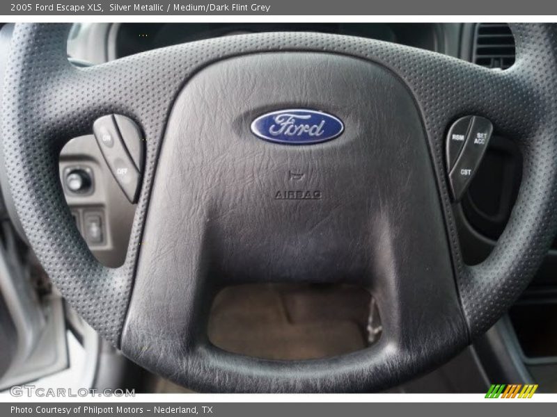 Silver Metallic / Medium/Dark Flint Grey 2005 Ford Escape XLS