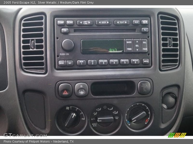 Silver Metallic / Medium/Dark Flint Grey 2005 Ford Escape XLS