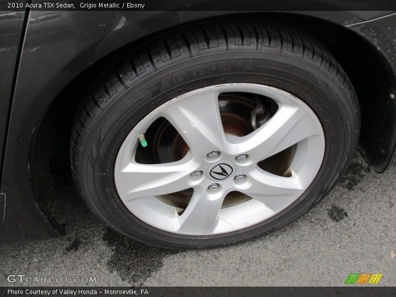 Grigio Metallic / Ebony 2010 Acura TSX Sedan