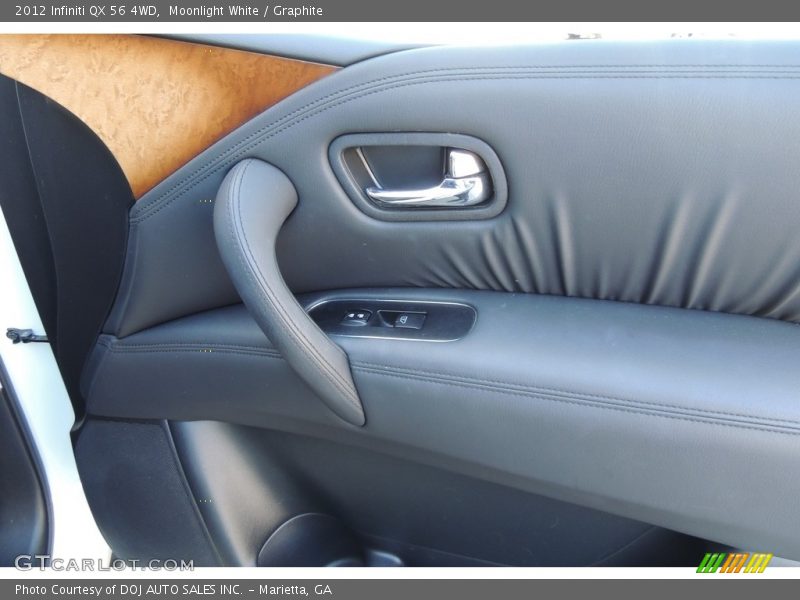 Moonlight White / Graphite 2012 Infiniti QX 56 4WD