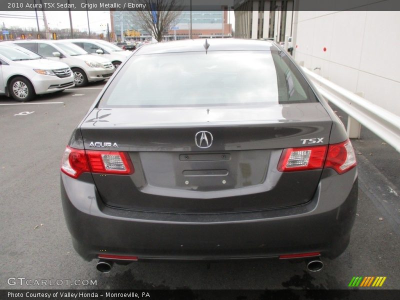 Grigio Metallic / Ebony 2010 Acura TSX Sedan