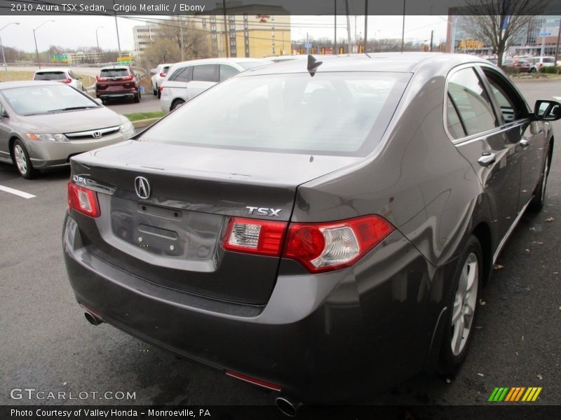 Grigio Metallic / Ebony 2010 Acura TSX Sedan