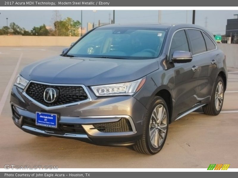 Modern Steel Metallic / Ebony 2017 Acura MDX Technology