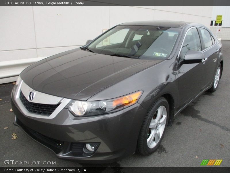 Grigio Metallic / Ebony 2010 Acura TSX Sedan