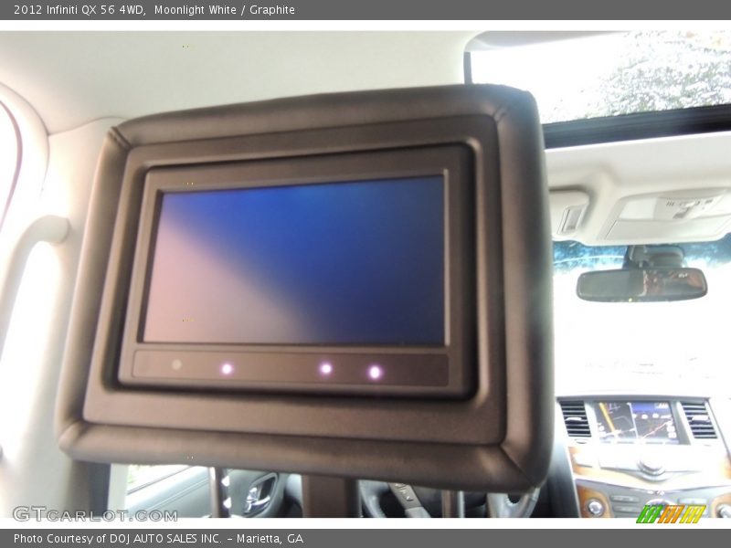 Moonlight White / Graphite 2012 Infiniti QX 56 4WD