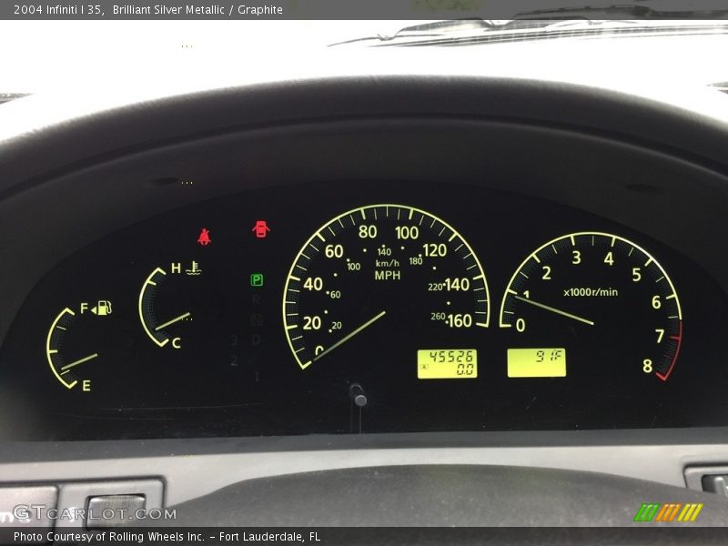 Brilliant Silver Metallic / Graphite 2004 Infiniti I 35