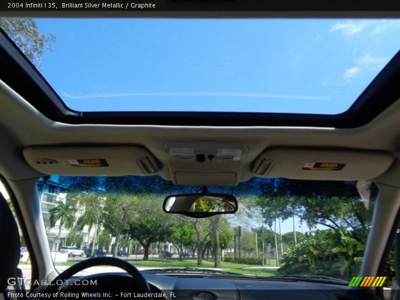 Brilliant Silver Metallic / Graphite 2004 Infiniti I 35