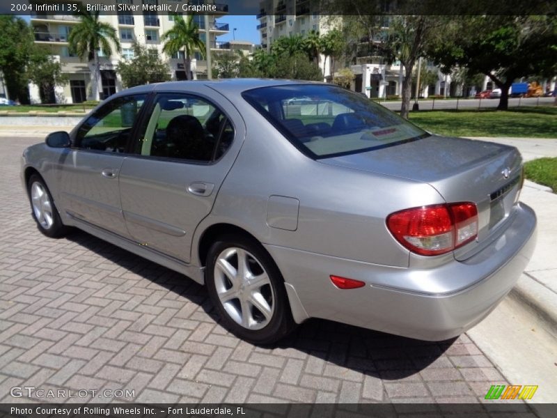Brilliant Silver Metallic / Graphite 2004 Infiniti I 35