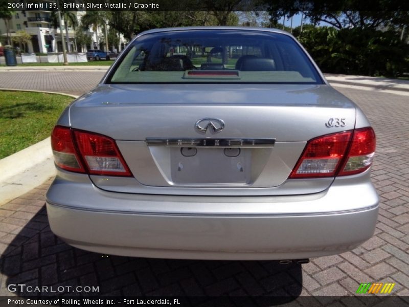 Brilliant Silver Metallic / Graphite 2004 Infiniti I 35