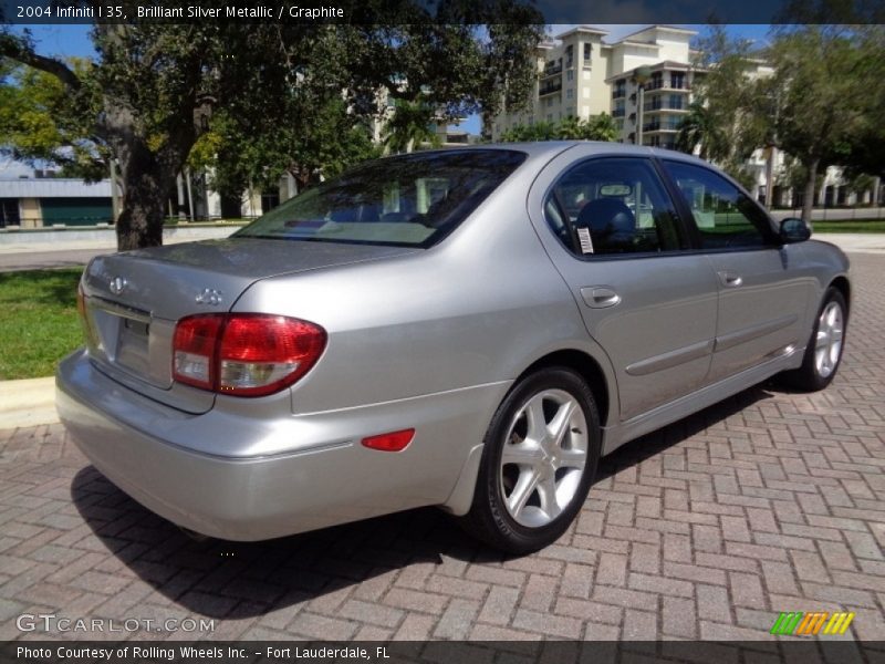 Brilliant Silver Metallic / Graphite 2004 Infiniti I 35