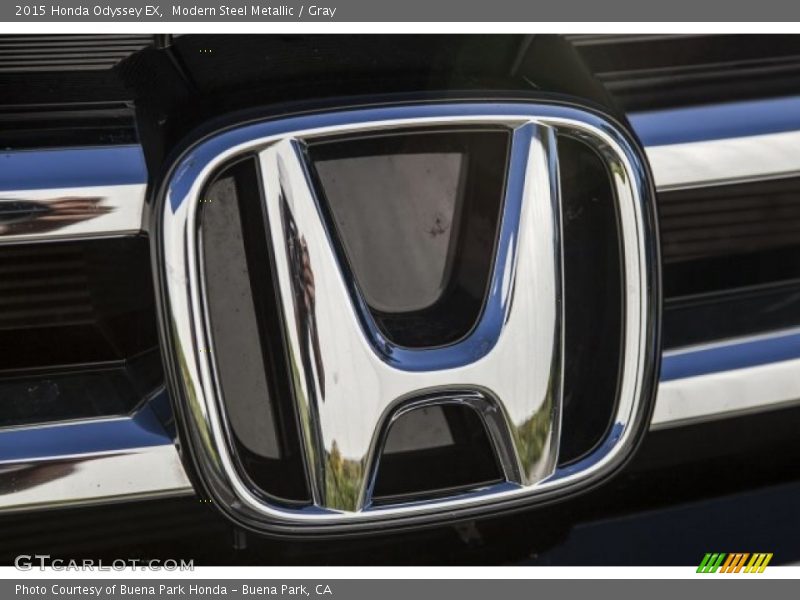 Modern Steel Metallic / Gray 2015 Honda Odyssey EX