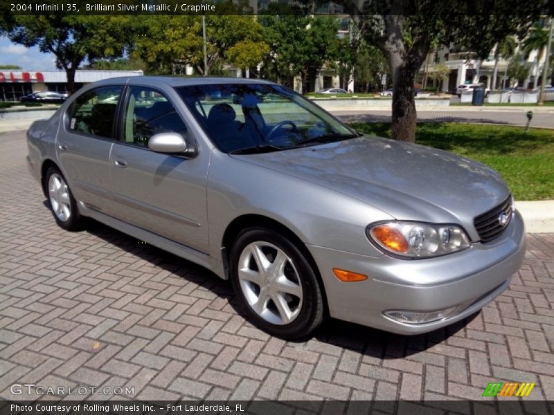 Brilliant Silver Metallic / Graphite 2004 Infiniti I 35